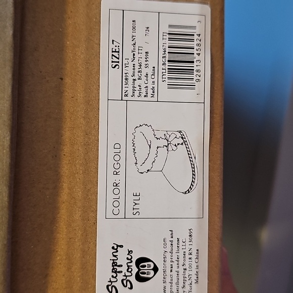 BEARPAW TODDLER GIRL FUR LINED REAL LEATHER ROSE GOLD GLITTER BOOTS SIZE 7 NWT - Picture 14 of 14